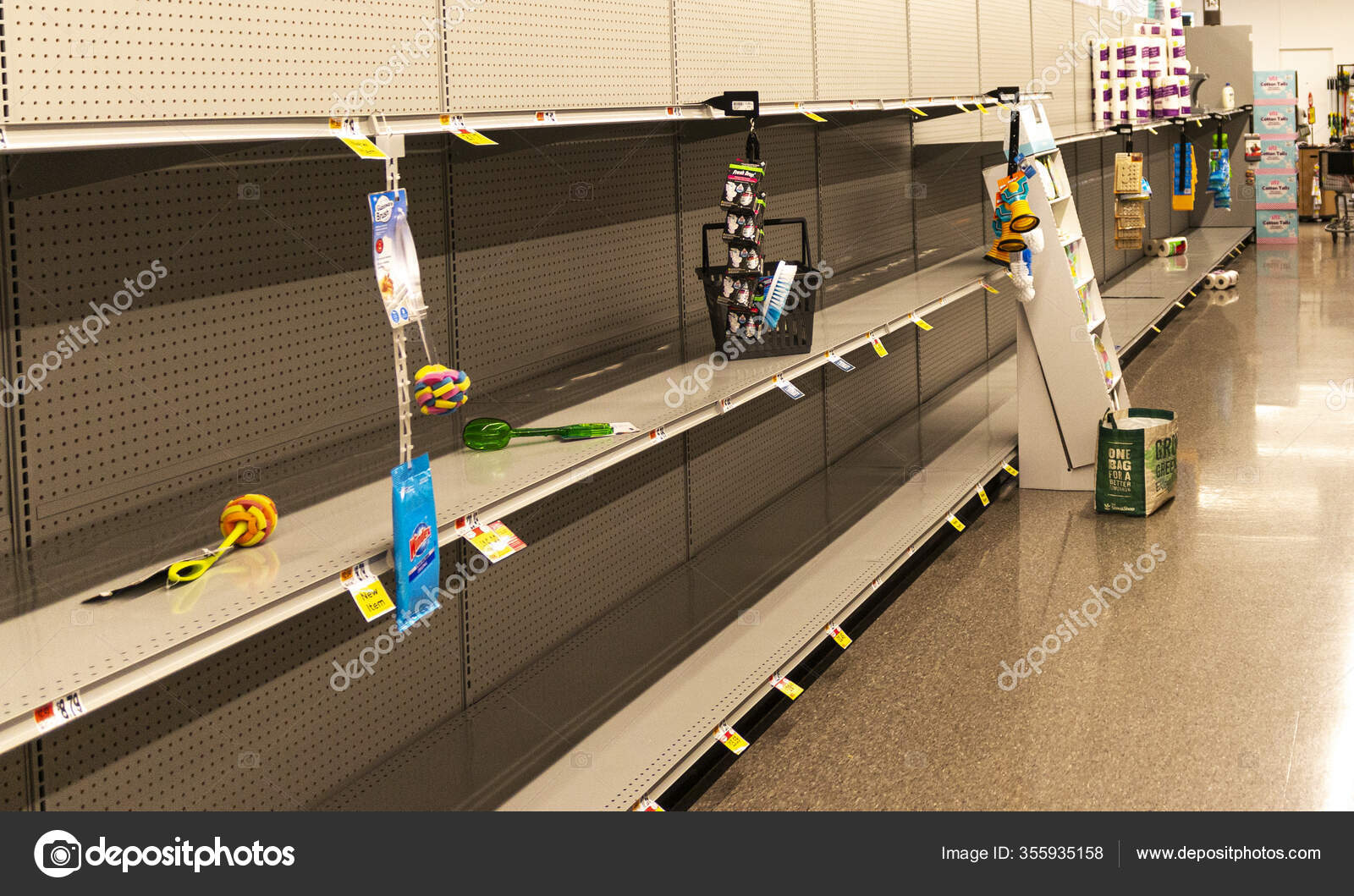 West Islip New York Usa March 2020 Grocery Store Shelves — Stock Photo