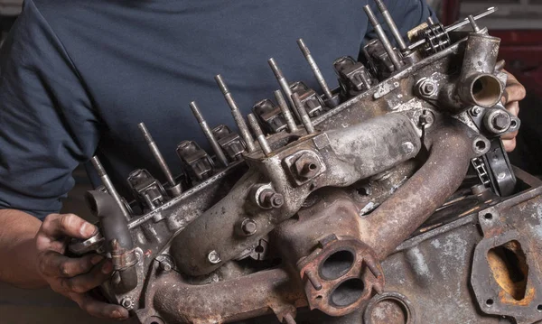 Reparar motor de coche — Foto de Stock