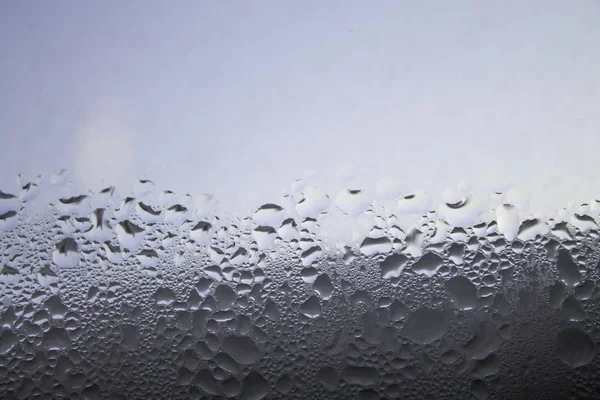 Wassertropfen auf Glas — Stockfoto