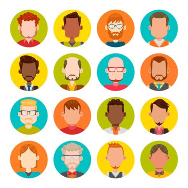 Erkekler avatar seti