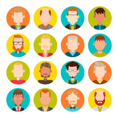 Erkekler avatar seti