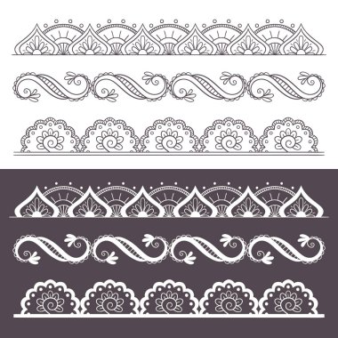 Süs kesintisiz Kenarlıklar seti