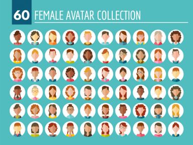 60 kadın Avatar Koleksiyonu