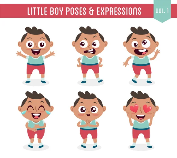 Küçük çocuk pozlar ve ifadeler (Vol. 1 / 8)