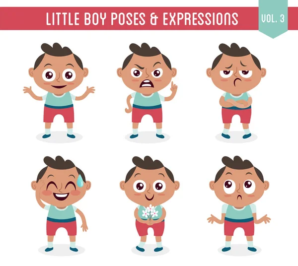 Küçük çocuk pozlar ve ifadeler (Vol. 3 / 8)