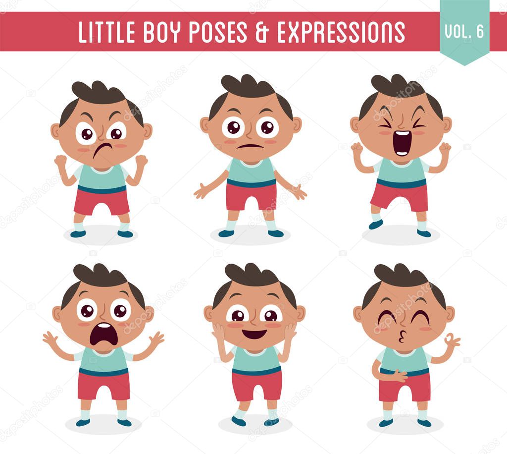 Little boy poses and expressions (Vol. 6 / 8)