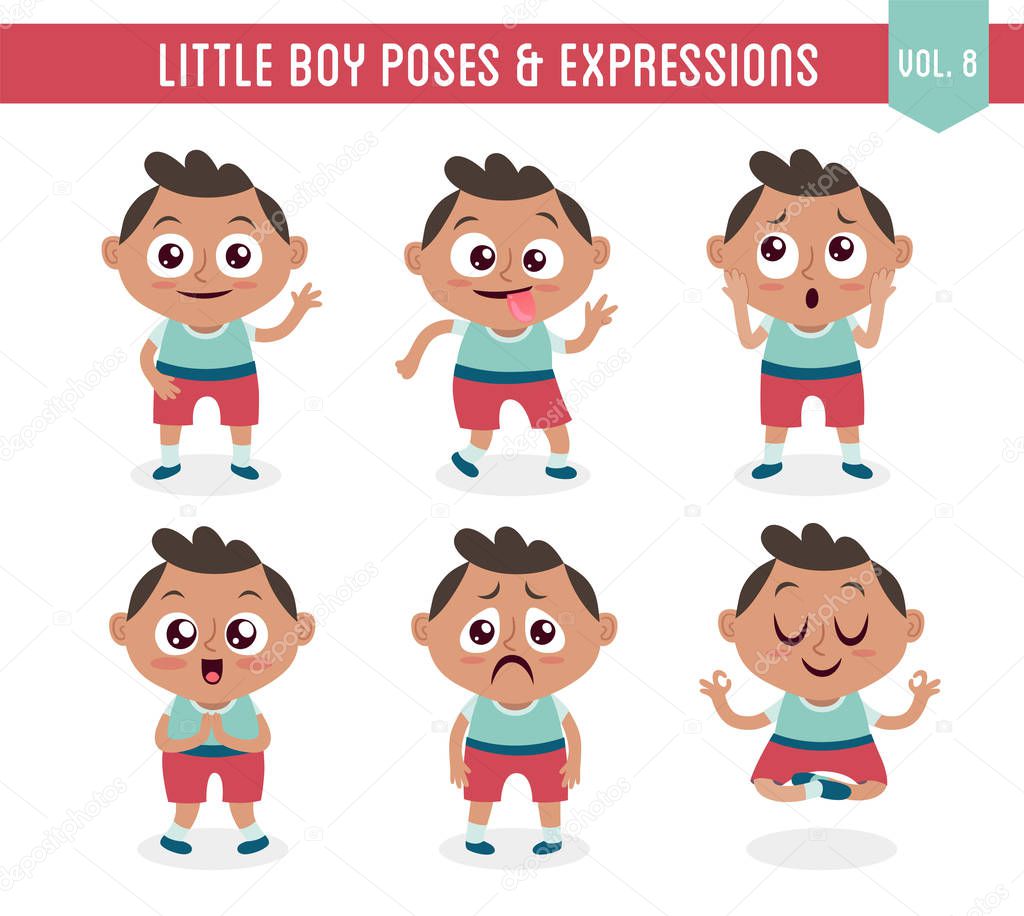 Little boy poses and expressions (Vol. 8 / 8)