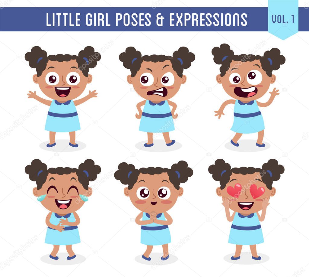 Little girl poses and expressions (Vol. 1 / 8)