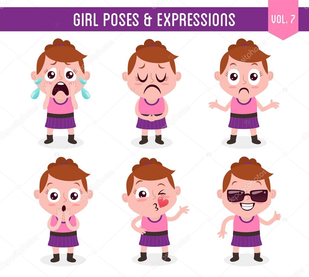Girl poses and expressions (Vol. 7 / 8)