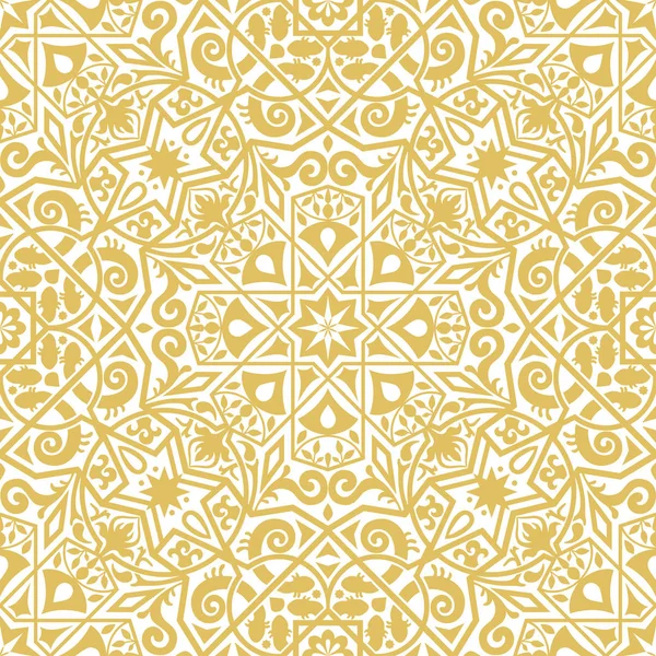 Patrón sin costura decorativo árabe — Vector de stock