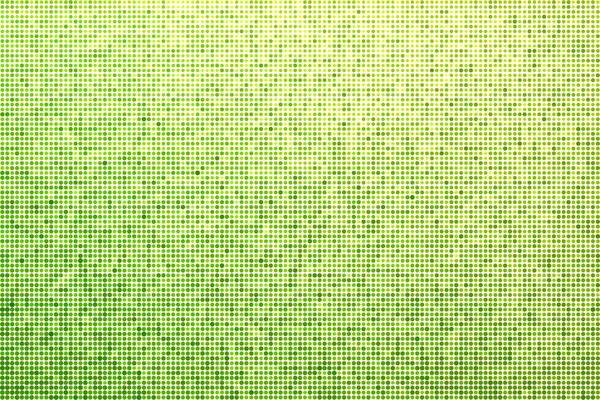 Vector groene gestippelde halftone achtergrond — Stockvector