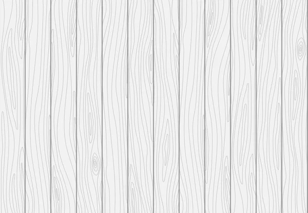 White wooden plank texture. Vector wood background — Stock Vector