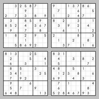 Vektör Sudoku oyunu