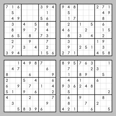 Sudoku oyun seti