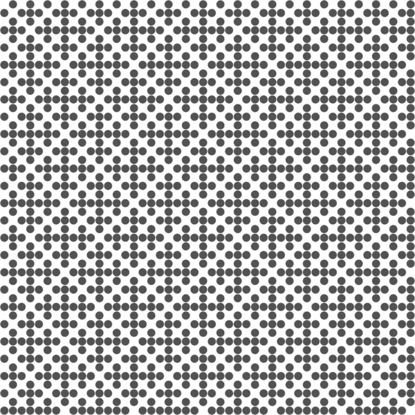 抽象幾何学的なシームレスパターン。黒と白のハーフトーンの背景に点在。壁紙用,テキスタイルデザイン — ストックベクタ