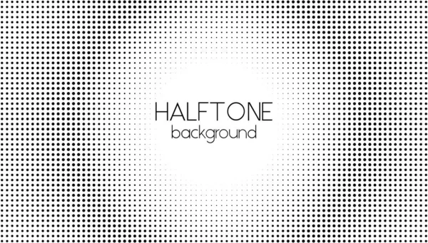 Halftone dotted background. Vector black and white dotts round pattern. Monochrome backdrop — Stock Vector