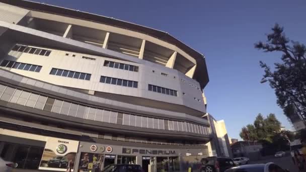 Istambul Turquia Março 2016 Vista Panorâmica Estádio Fenerbahce Ulker Sukru — Vídeo de Stock