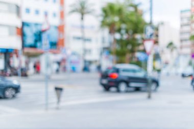 Ufuk ve bulanık arka plan açık