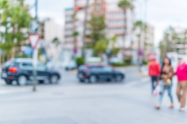 Ufuk ve bulanık arka plan açık