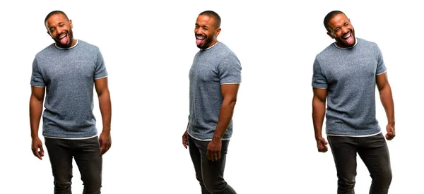 Afrikanisch Amerikanischer Mann Mit Ausgestrecktem Bart Bei Zeichen Des Ungehorsams — Stockfoto