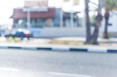 Ufuk ve bulanık arka plan açık