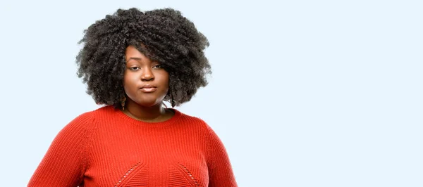 Beautiful African Woman Confident Happy Big Natural Smile Looking Camera — Stock Photo, Image