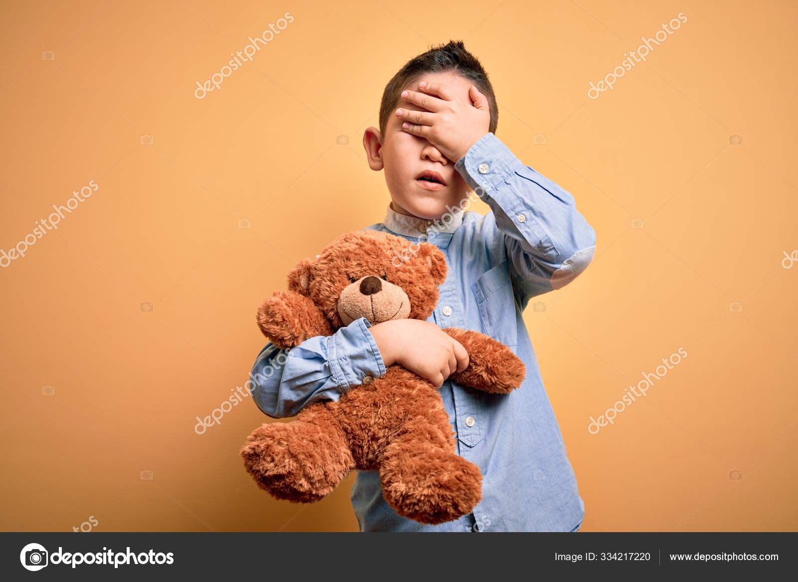 hugging stuffed animals