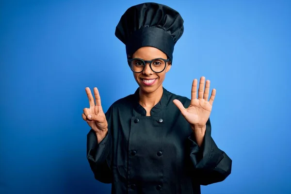 年轻的非洲女厨师女厨师 美国厨师 — 图库照片