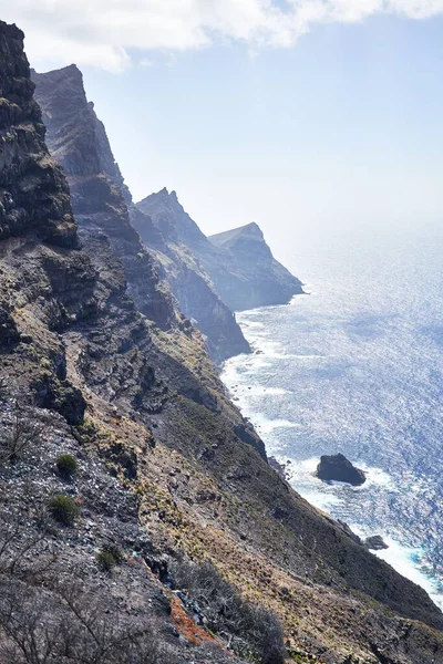 Prachtig Uitzicht Atlantische Kust Klif Kanarie Eiland — Stockfoto