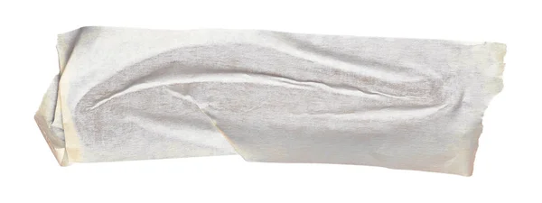 Pegatina Cinta Adhesiva Blanca Sobre Fondo Aislado Embalaje Fijación Blanco —  Fotos de Stock