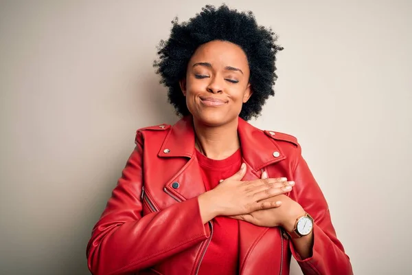 Jovem Mulher Afro Afro Afro Afro Americana Bonita Com Cabelo — Fotografia de Stock