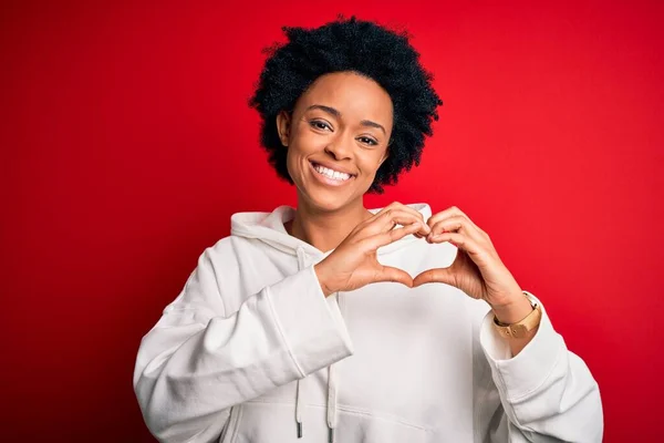 Jeune Belle Afro Afro Sportive Afro Américaine Aux Cheveux Bouclés — Photo