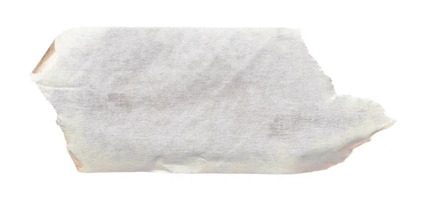 Λευκό Αυτοκόλλητο Χαρτί Ταινία Κολλήσει Πάνω Από Απομονωμένο Φόντο Κενό — Φωτογραφία Αρχείου