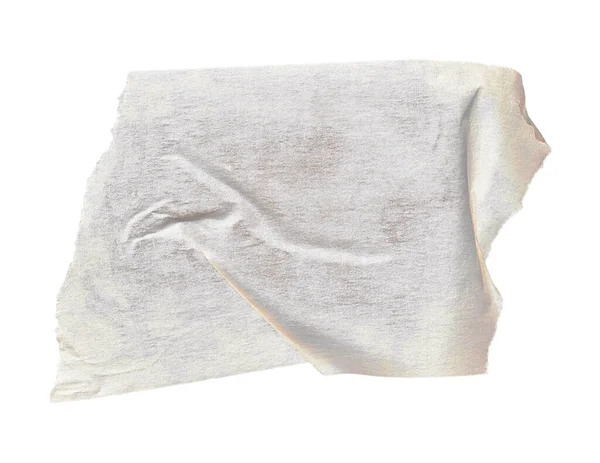 Pegatina Cinta Adhesiva Blanca Sobre Fondo Aislado Embalaje Fijación Blanco —  Fotos de Stock