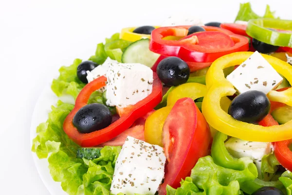 Frischer griechischer Salat — Stockfoto