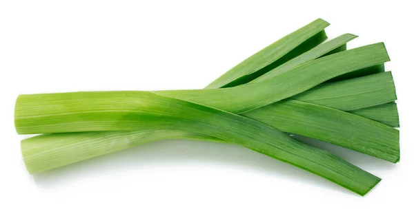 Fresh leek on white background — Stock Photo, Image