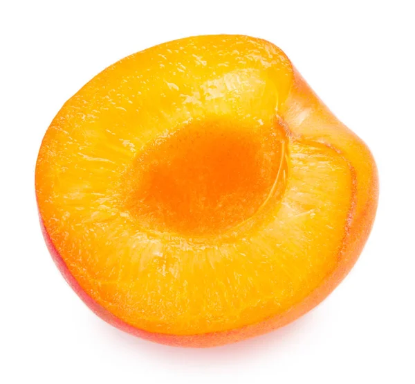 Fresh apricot on white background — Stock Photo, Image