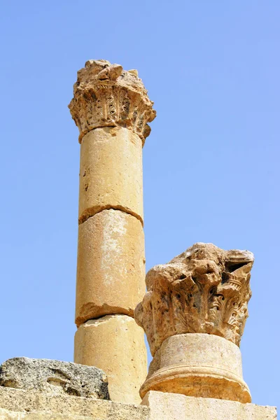 Jerash romjai Jordániában — Stock Fotó