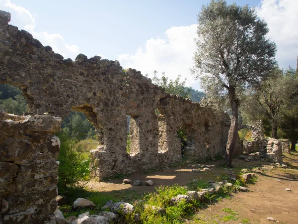 Olympos ruïnes, Cirali, Turkije — Stockfoto