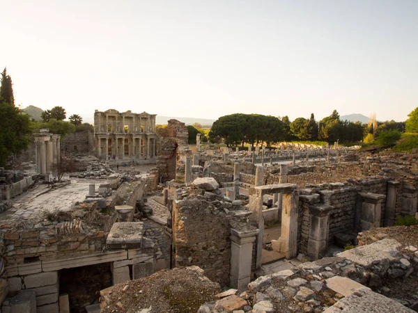 Arkeologiska platsen av den antika Ephesus — Stockfoto