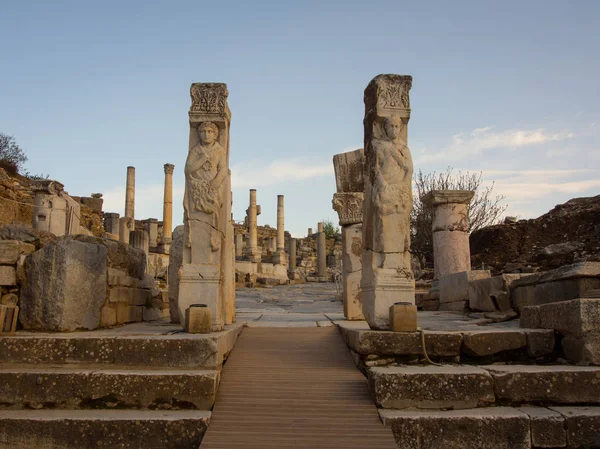 Ancient Ephesus archeological site — Stock Photo, Image