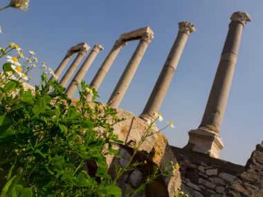 Izmir, Türkiye'de Agora Arkeolojik Sit Harabeleri