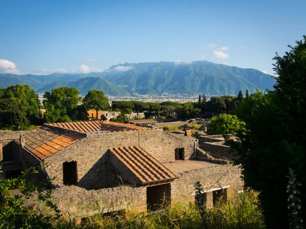 Ruinas de Pompeya sin turistas cerca de Nápoles, Italia —  Fotos de Stock