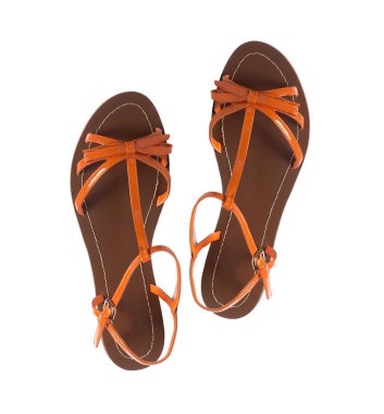 Yaz kadın sandalet izole