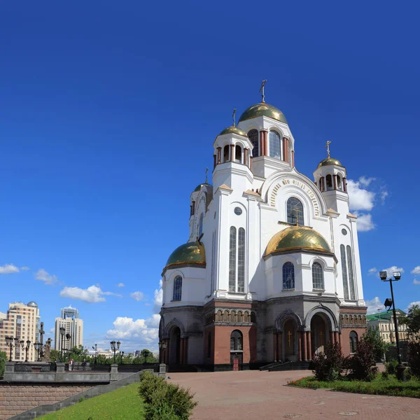 Faade Katedralen Yekaterinburg — Stockfoto