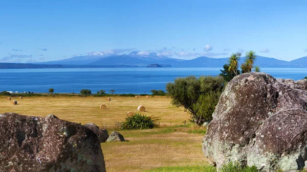 Pittoresco Lago Taupo, Nuova Zelanda — Foto Stock