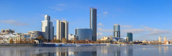 Yekaterinburg downtown panorama — Stockfoto