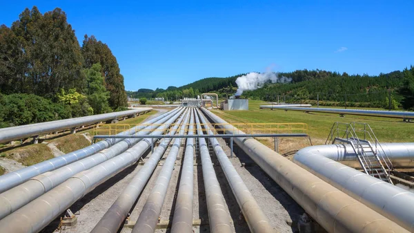 Wairakei geothermal power plant — Stock Photo, Image