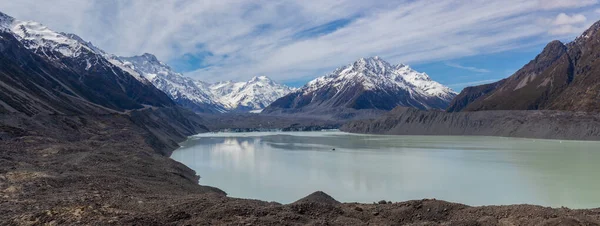 Tasman lake and Glacier, mount coodish National park, New Zealand — 스톡 사진