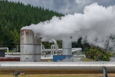 Jeotermal enerjinin gücü, enerji santrali, Yeni Zelanda 